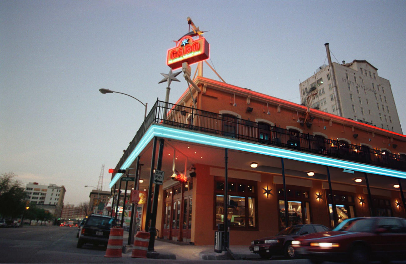 #56 The opening of Cabo, The Original Mix-Mex Grill, in downtown Houston on April 1, 1998, highlights the city’s expanding culinary scene and nightlife, offering a vibrant dining experience, Texas.