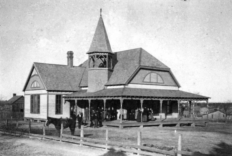 #26 View of a normal school building in Henderson, 1895