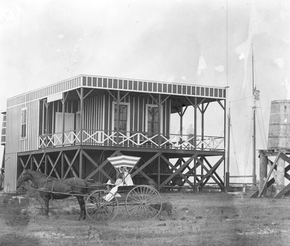 #29 Office of U.S. Army Corps of Engineers at Morgan’s Point, TX, 1899.