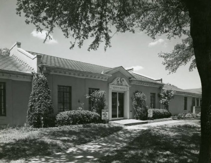 #114 City Hall building in Bellaire, TX, 7008 Rice Avenue, 1920s