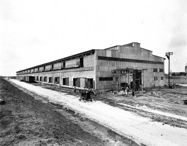 #46 Main Warehouse of shipyard, Houston, 1942.