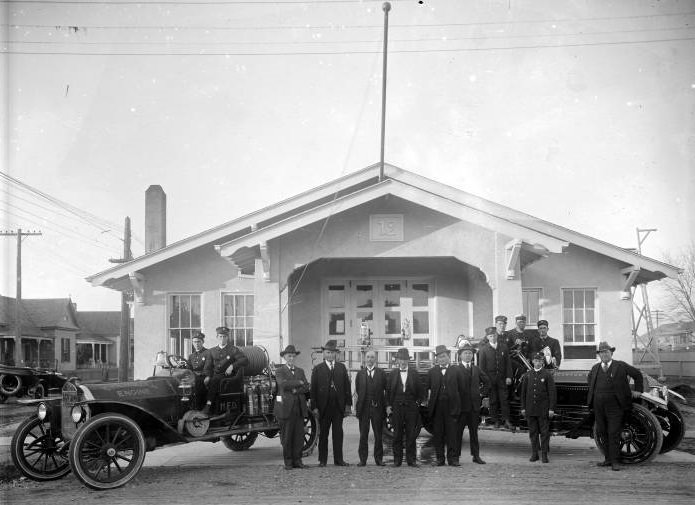 #78 Houston Fire Department, Station 12, January 30, 1917.
