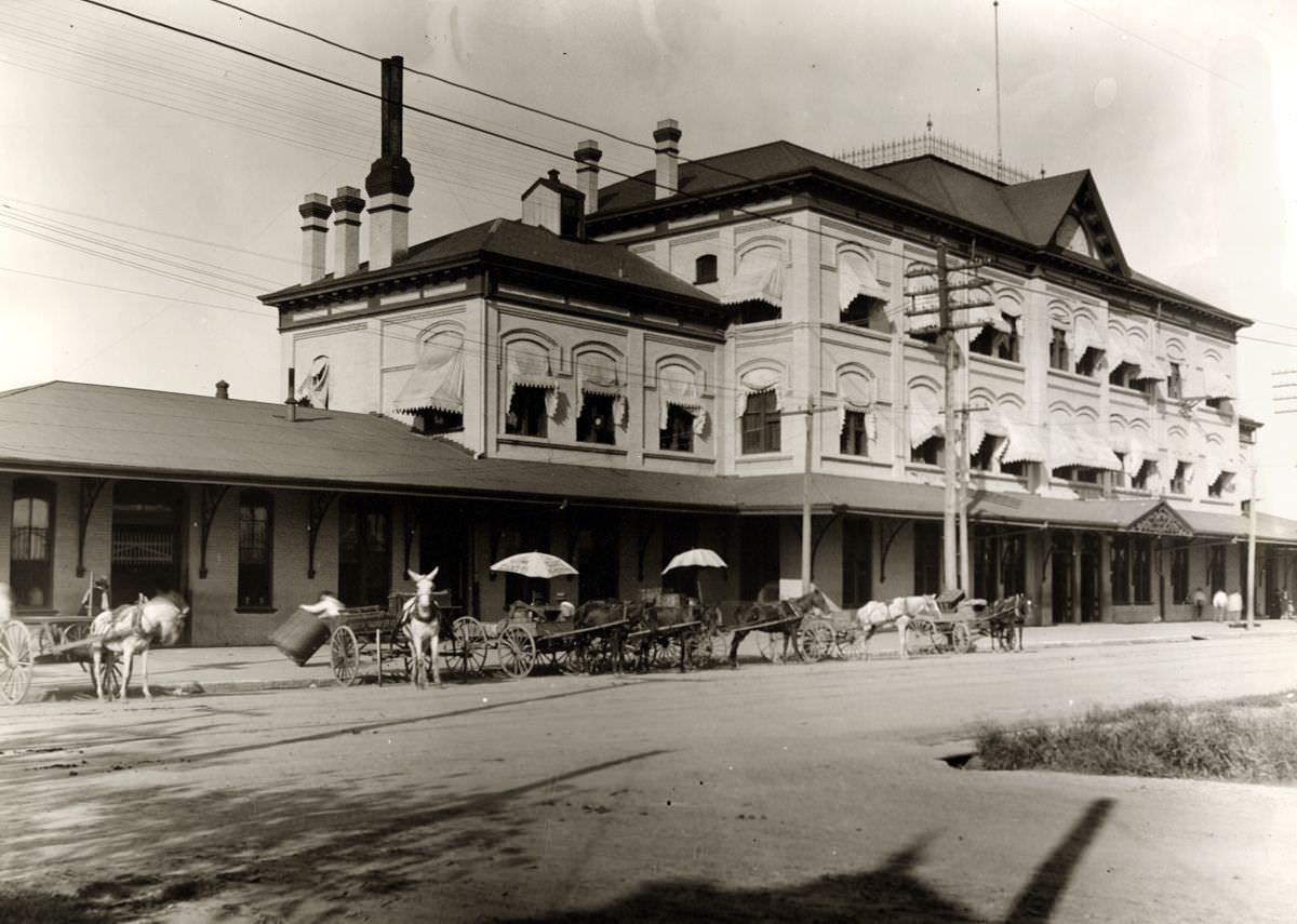 #6 Grand Central Station Rail Depot, Houston, 1900