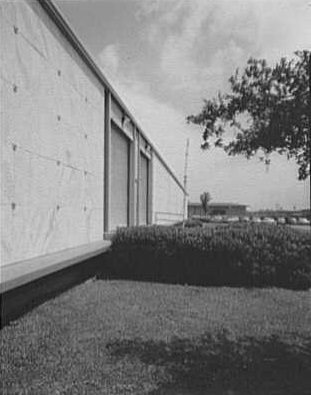 #65 South facade of Texas Instrument Co. in Houston, Texas, 1959