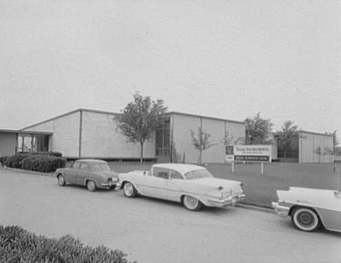 #66 Exterior of Texas Instrument Co. in Houston, Texas, 1959