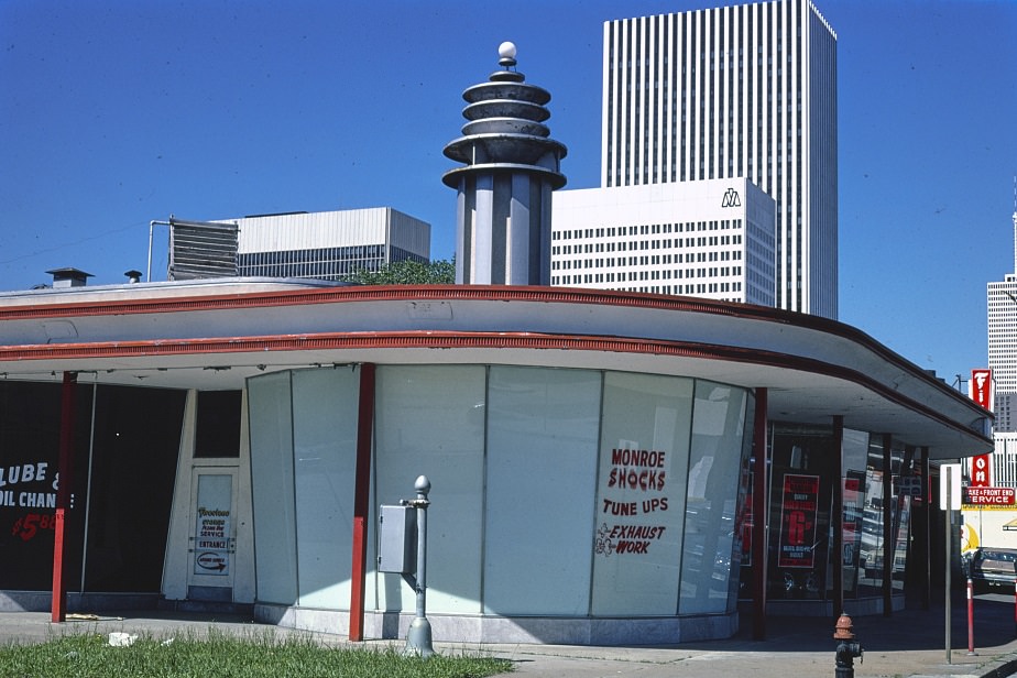#53 Firestone Store at Milam & Webster Streets in Houston, Texas, 1977