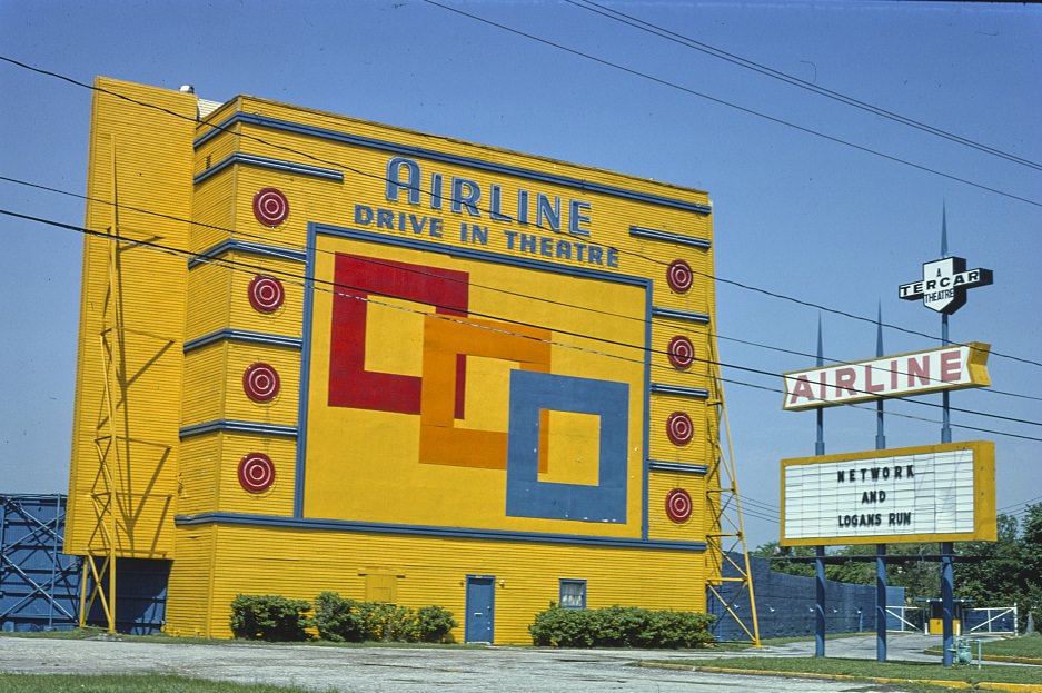 #3 Airline Drive-In in Houston, Texas, 1977