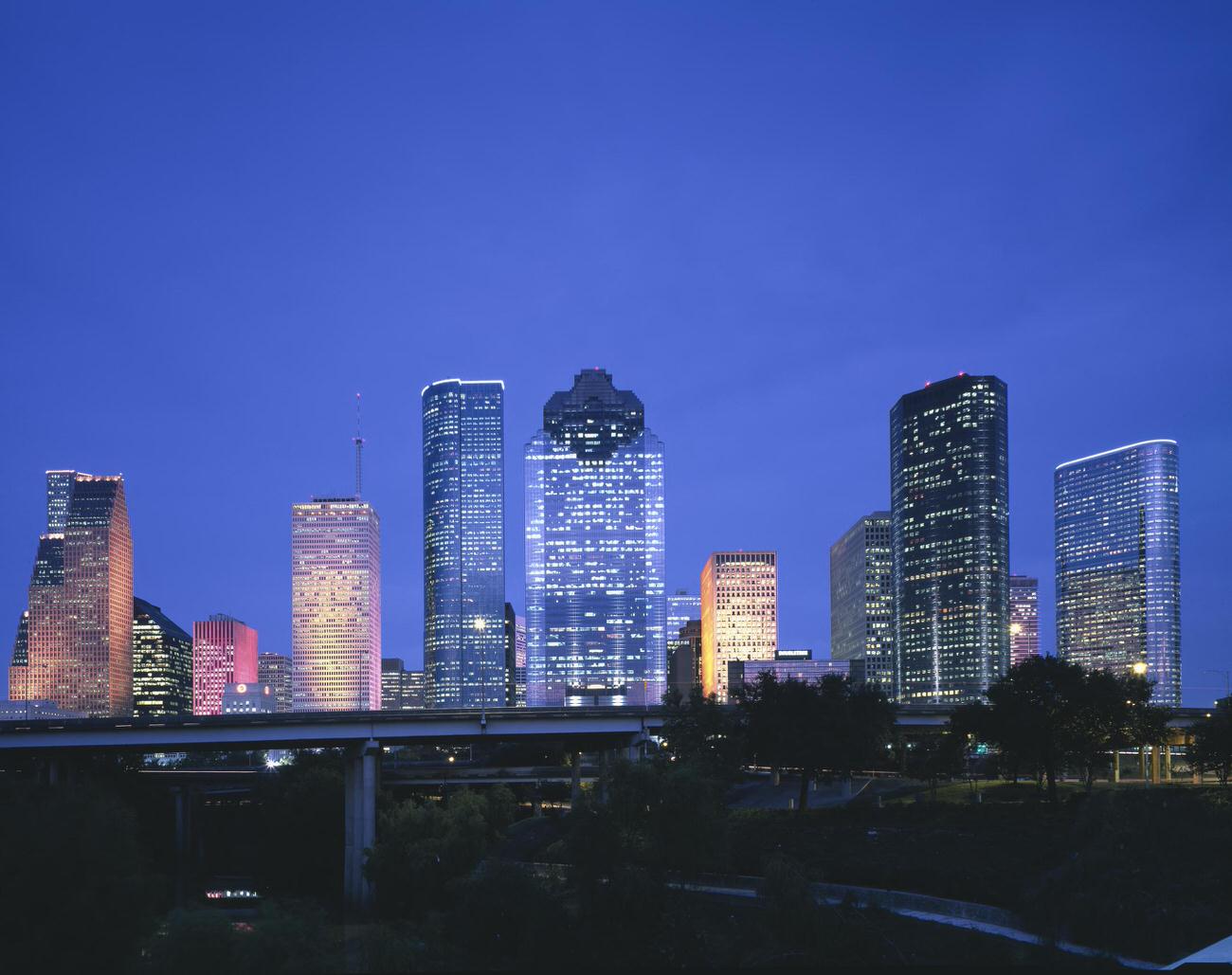 #87 Skyline of Houston, Texas, 1990s