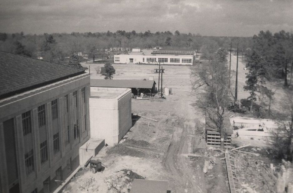 #45 Construction on University of Houston campus, 1950