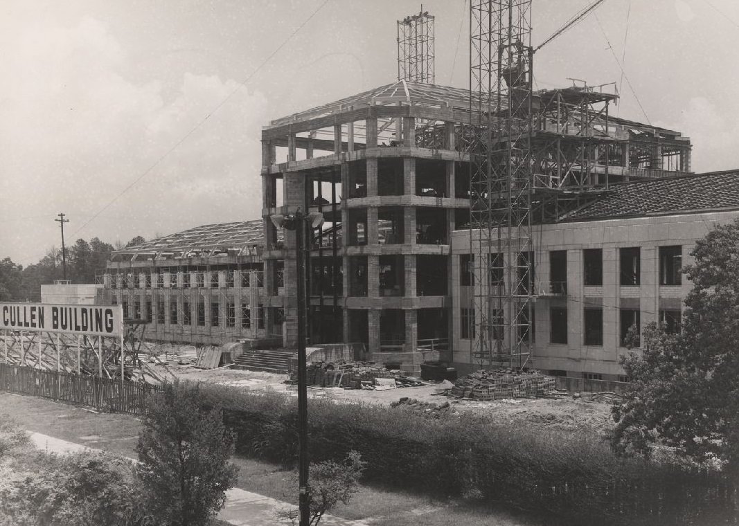 #8 Ezekiel Cullen Building early construction front view, 1949