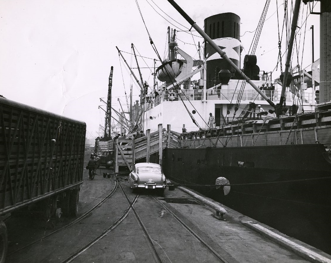 #52 SS Nancy Lykes, Houston Ship Channel, 1952