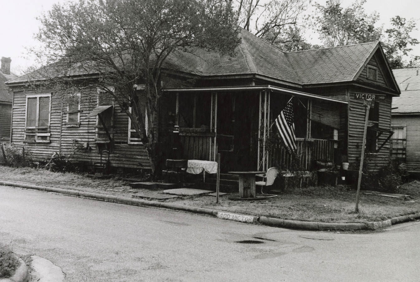 #2 Wood house on Victor Street, Houston’s Fourth Ward, 1960s