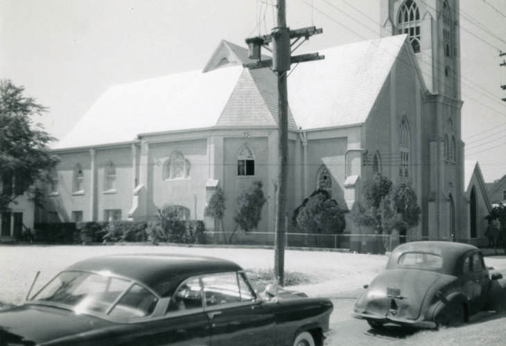 #40 Antioch Missionary Baptist Church side view, Houston, circa 1960s.