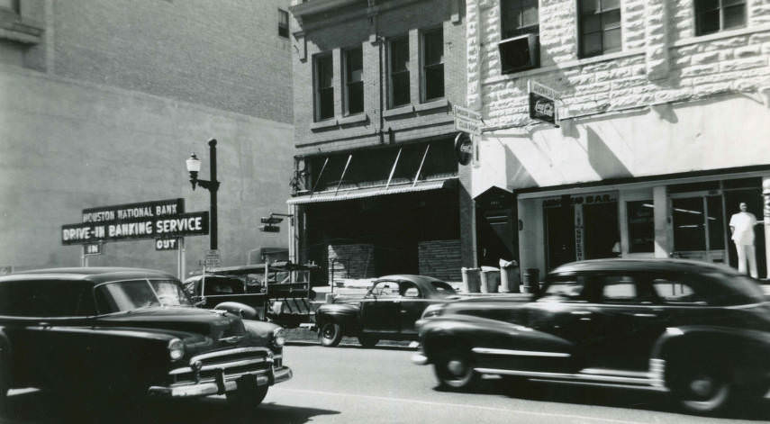 #57 Front of Las Palmas Inn, Houston, circa August 1950.