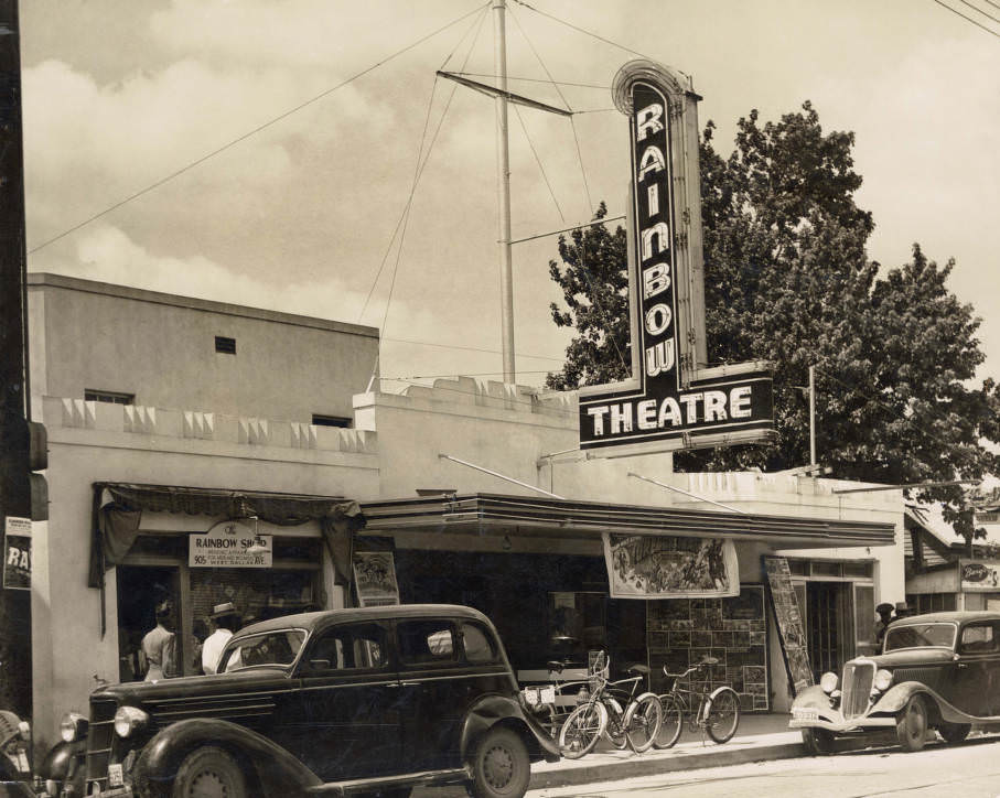 #17 Rainbow Theatre exterior, Houston, 1950s