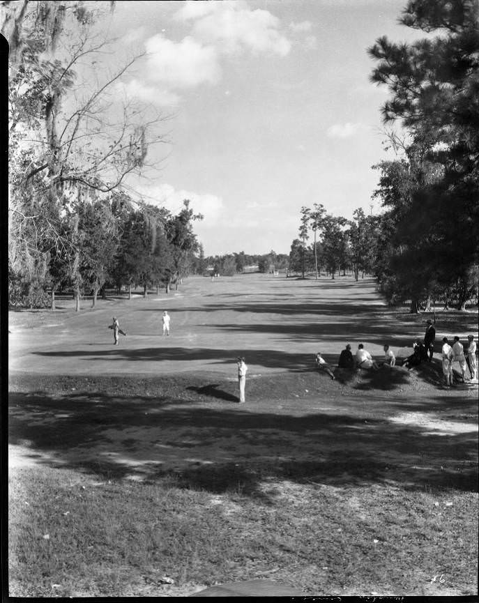 #19 Golfers at Hermann Park Golf Course, Houston, 1928.