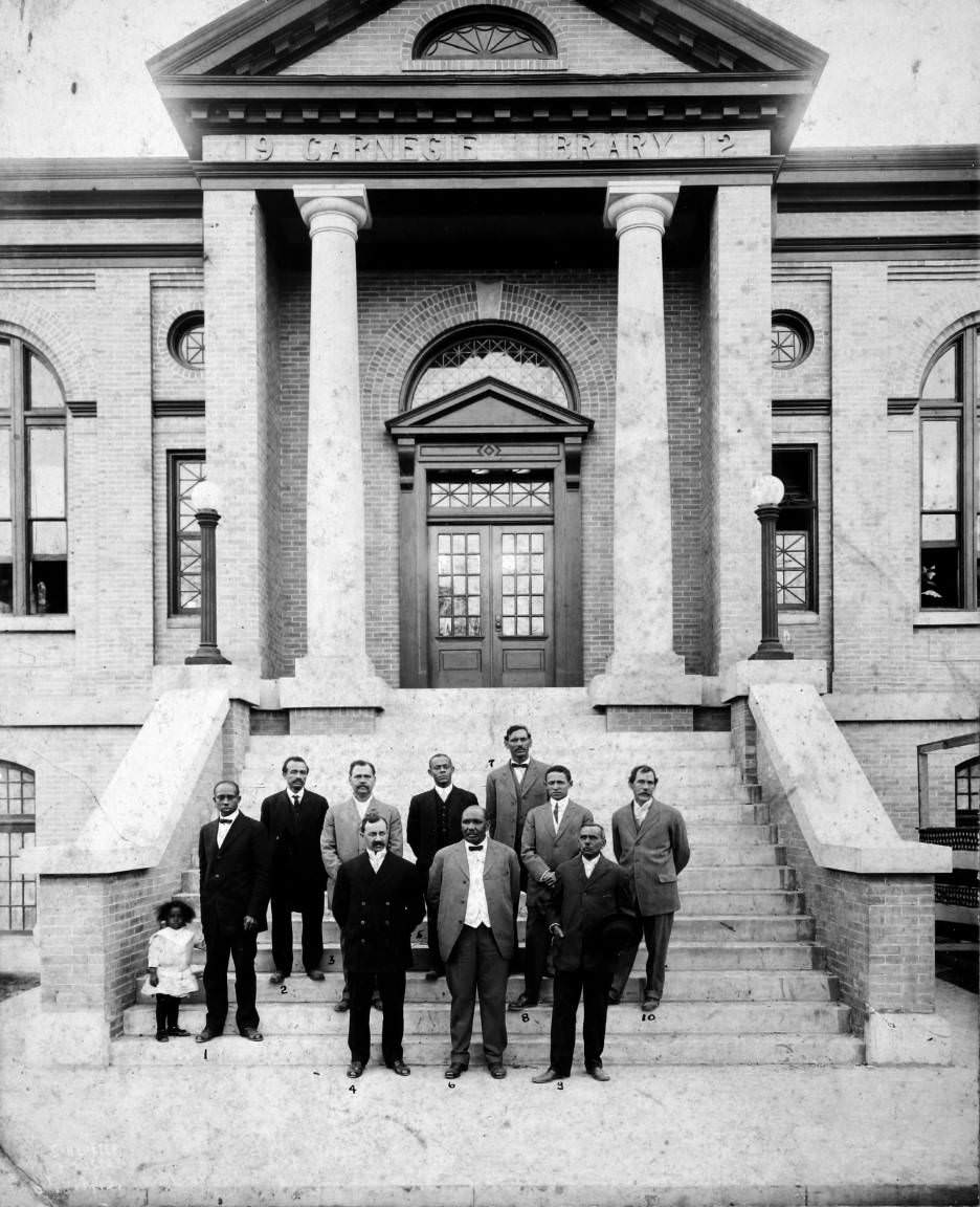 #27 Dedication of Colored Carnegie Library, Houston, 1913.