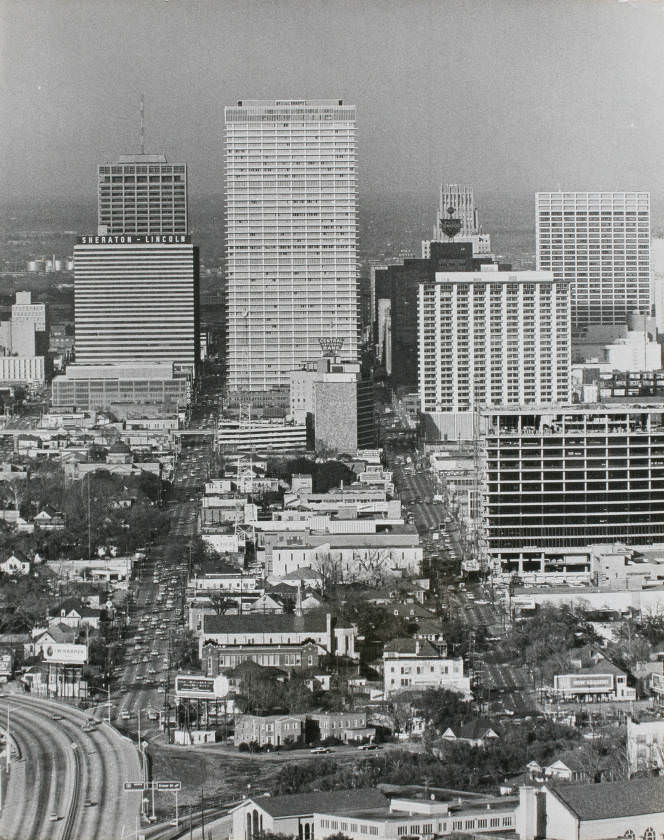 #11 Houston skyline looking north, 1960s
