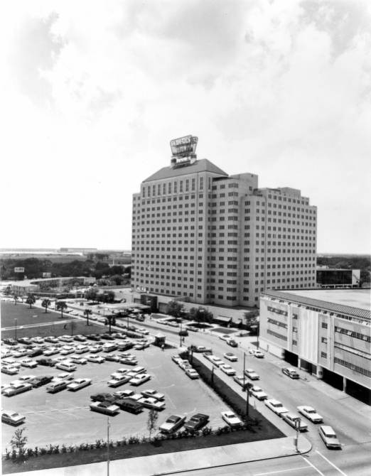 #23 Shamrock Hotel along Holcombe Blvd., Houston, 1970s