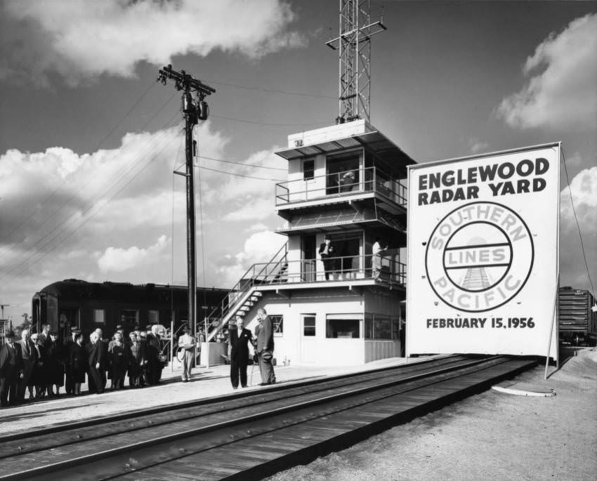 #58 Englewood Radar Yard opening, Houston, February 15, 1956.