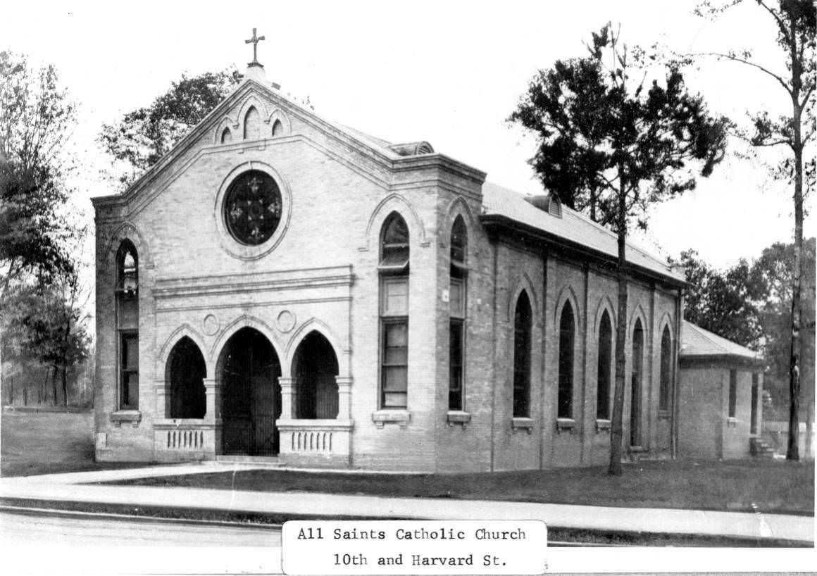 #26 All Saints Catholic Church, Houston, 10th and Harvard St., 1930s