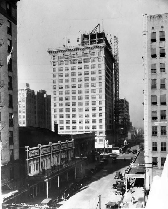 #27 Building under construction in Houston’s central business district, 1930s