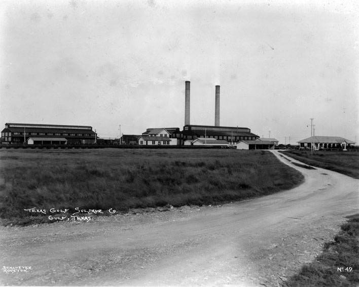 #42 Buildings at Texas Gulf Sulphur Company, 1924.
