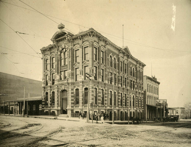 #28 Cotton Exchange building in Houston, circa 1900s.