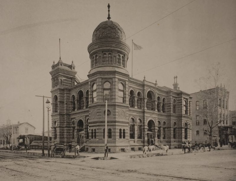 #14 United States Post Office building in Houston, 1880s