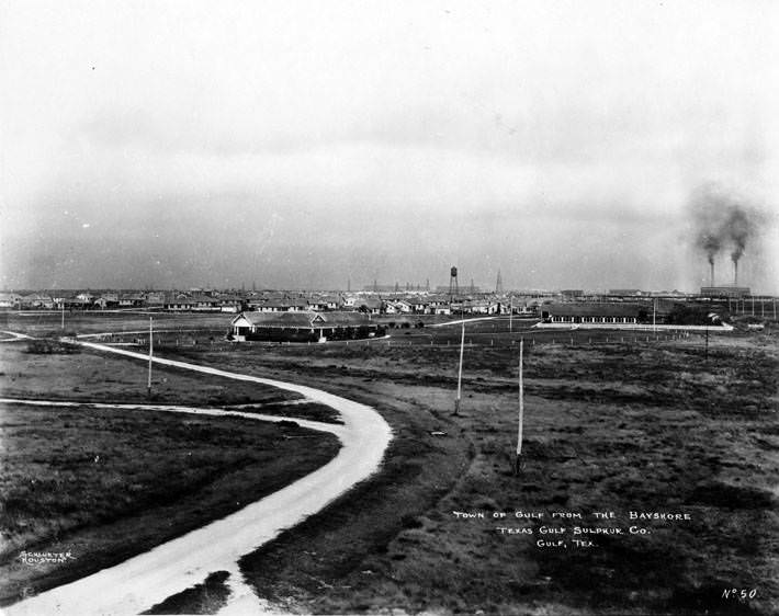 #51 Dwellings near Texas Gulf Sulphur Company plant in Gulf, Texas, 1960s