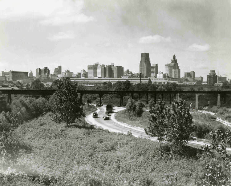 #39 Houston skyline, June 17, 1939.