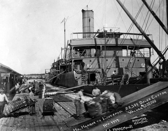 #93 S. S. Merrymount at Houston Harbor, 1920s