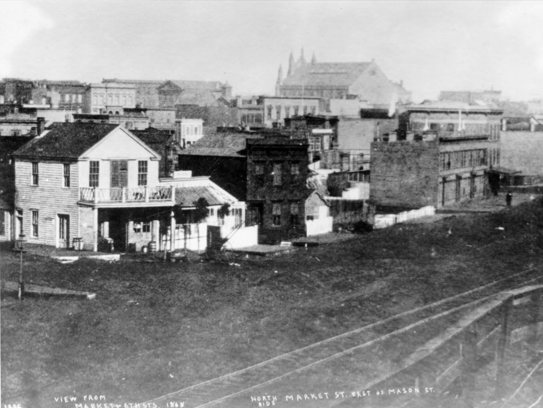 #13 View from Market & 6th Streets, 1868
