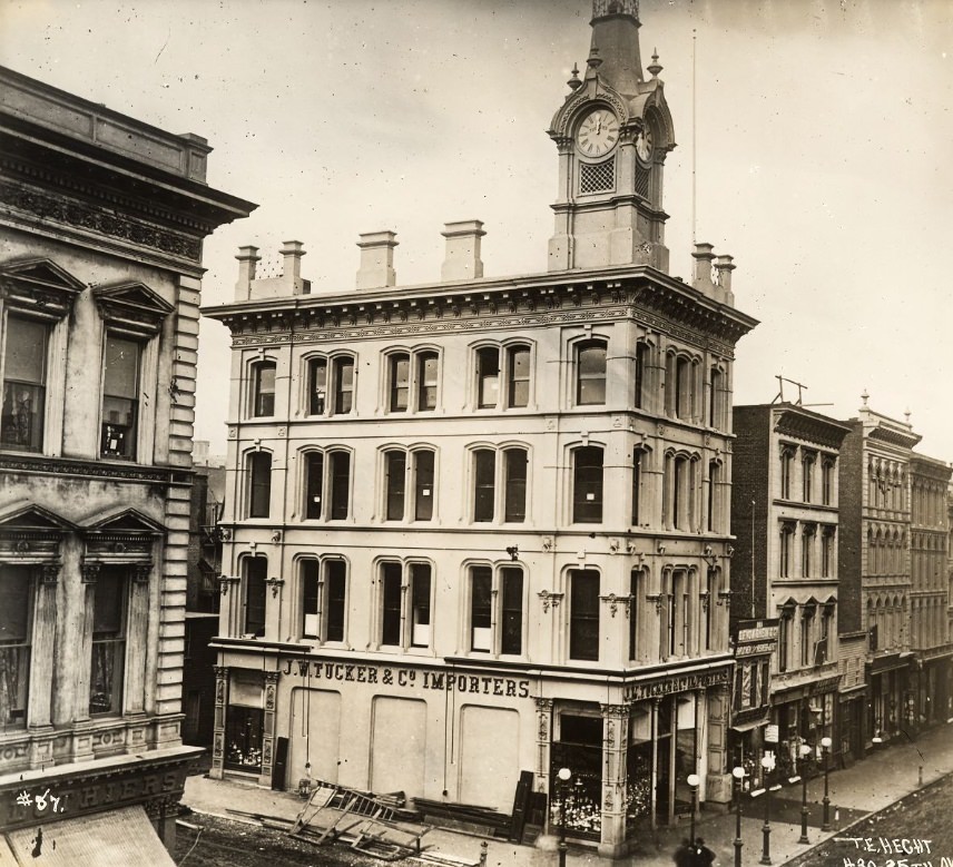 #20 Northwest corner of Sutter & Montgomery streets, 1867