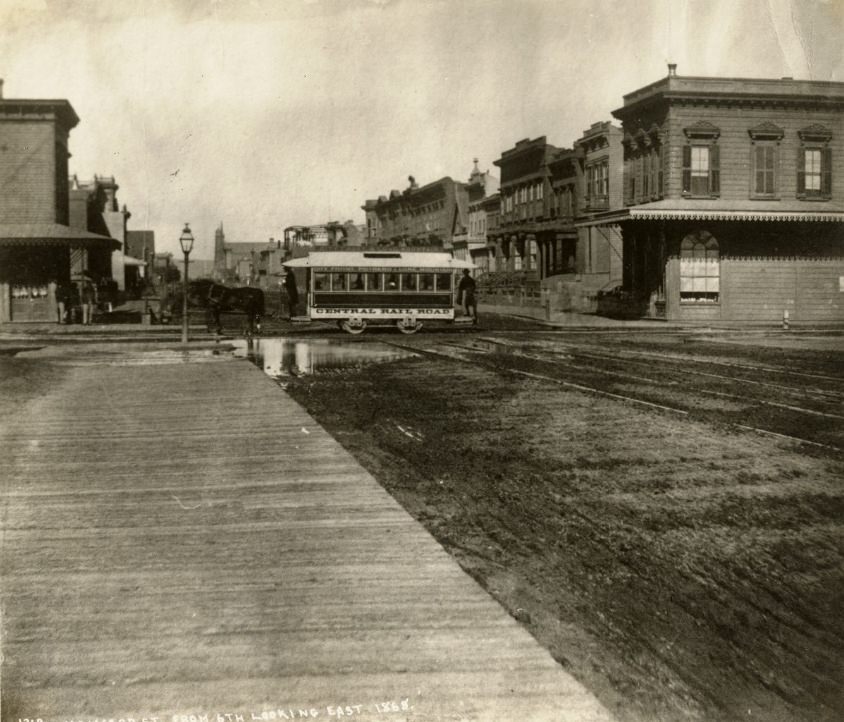 #44 Howard Street from 6th, looking east, 1868