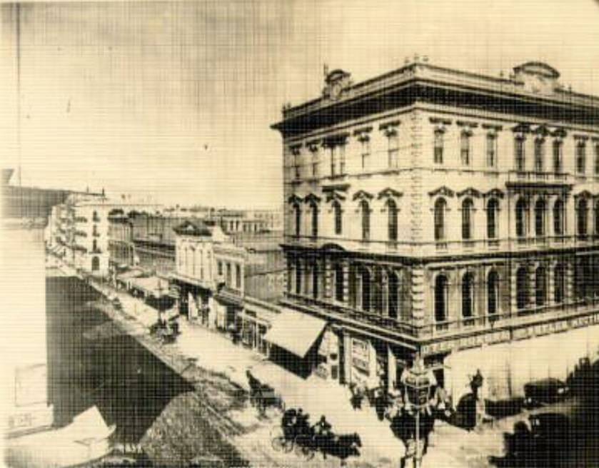 #48 Montgomery and Pine Street, 1865