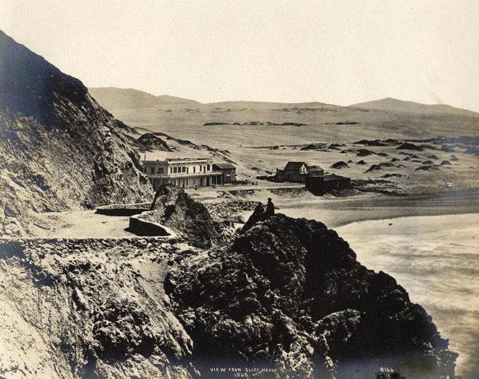 #4 View from Cliff House, 1865