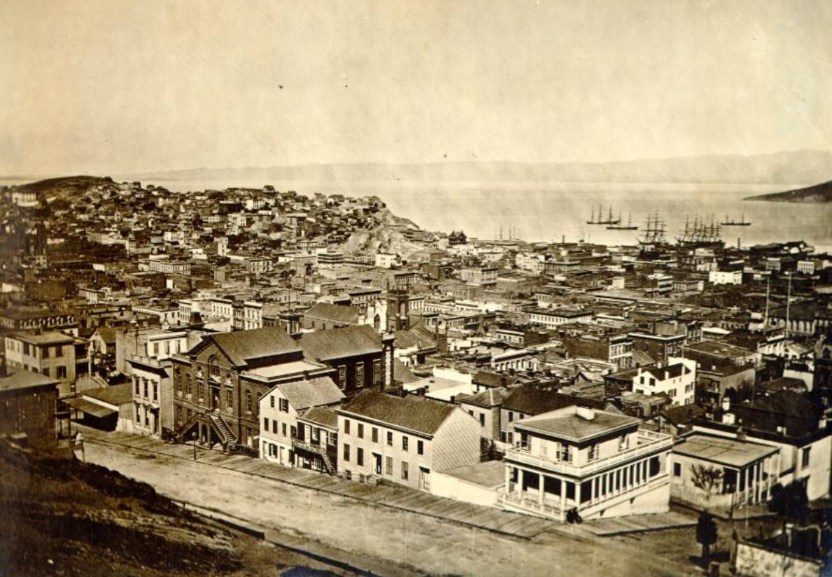 #15 Powell and Clay streets, 1870