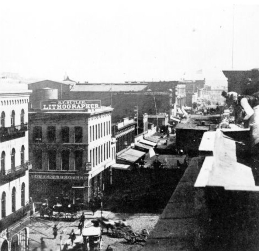#29 California and Montgomery streets, 1870s