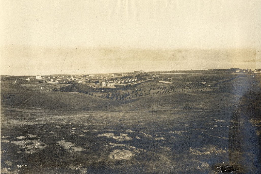 #39 General View of the Presidio Reservation, San Francisco, circa 1875