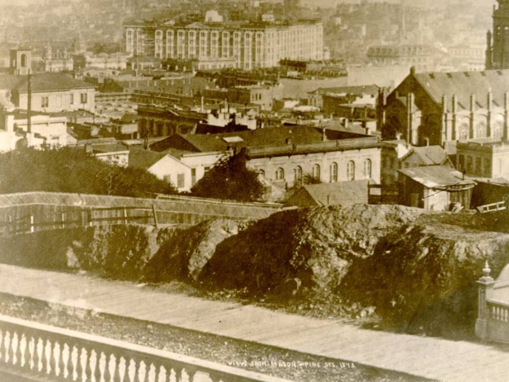 #85 View from Mason and Pine streets, 1873