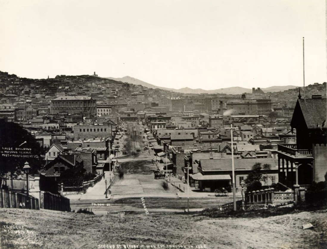#88 Second Street before it was cut through in 1869