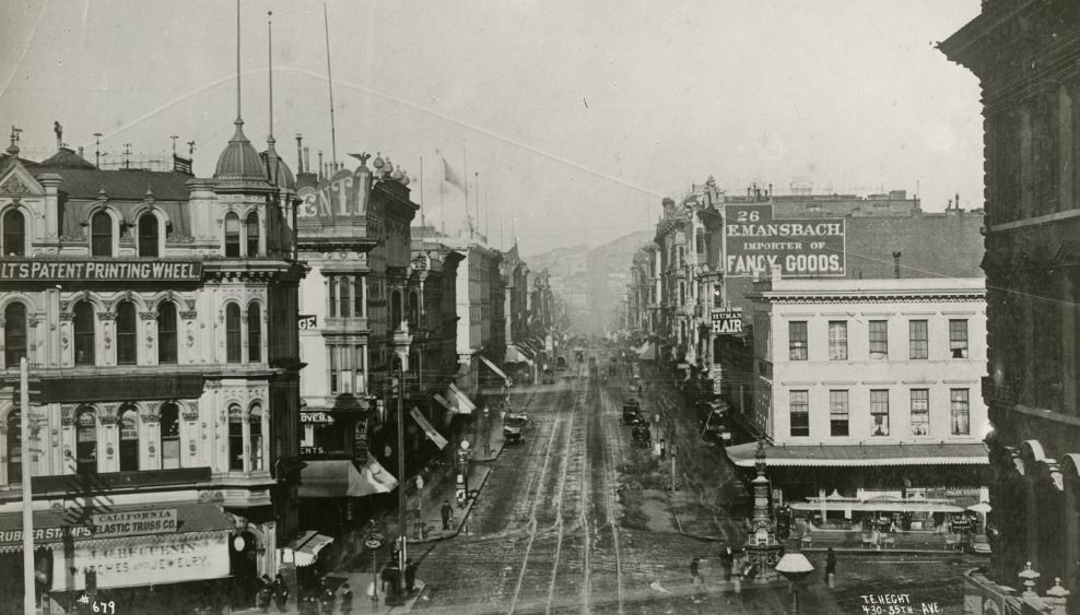 #107 Kearny Street, San Francisco, California, 1885