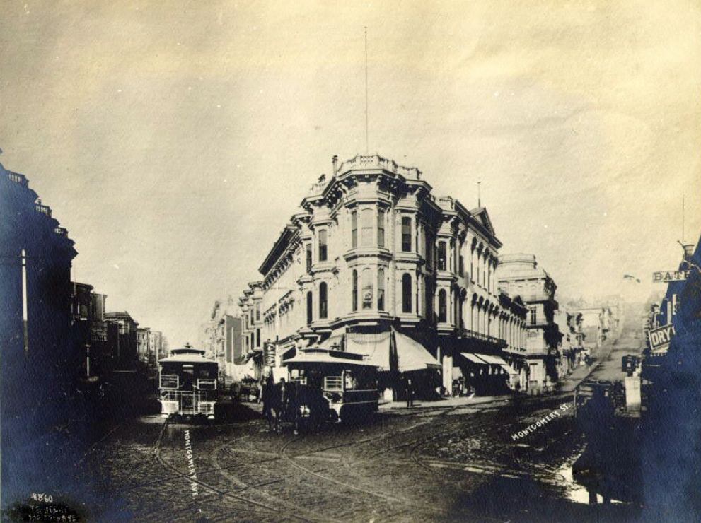 #108 Montgomery (Columbus) Avenue west of Montgomery Street, circa 1884