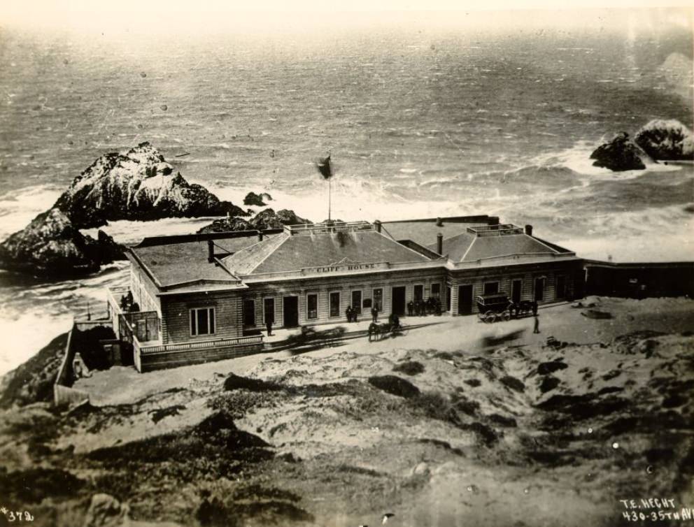 #116 Cliff House overlooking the Pacific Ocean, 1885