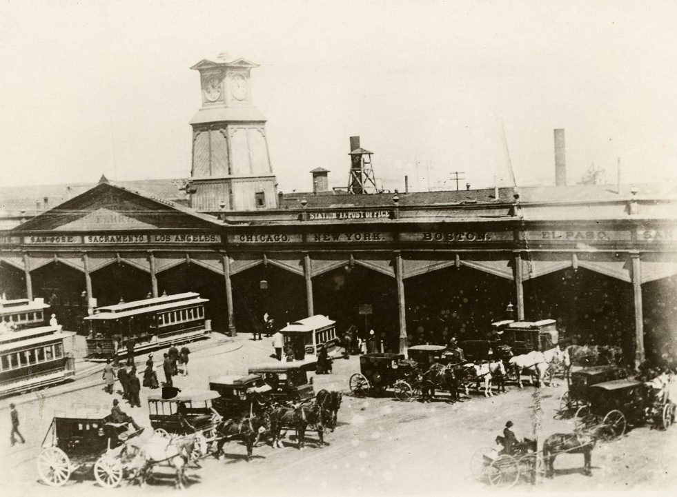 #118 Oakland Ferry showing Turn-Table, 1882
