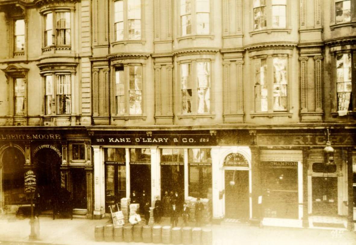 #120 Bush Street near Montgomery, 1880