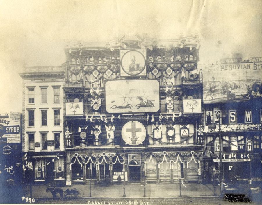 #44 Market Street, opposite Dupont Street (later Grant Avenue), 1883
