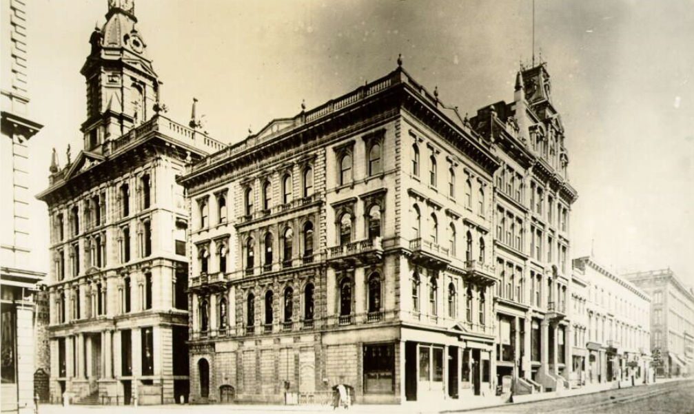 #60 Montgomery and Pine streets, 1880