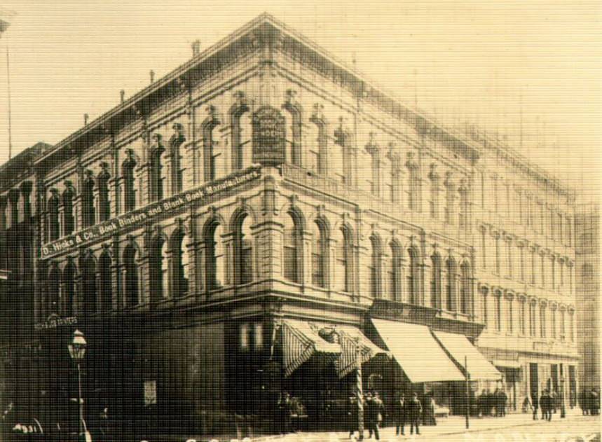 #79 Southeast corner of Commercial and Montgomery streets, 1880